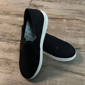 OluKai Black Slip-On Women's Sneakers